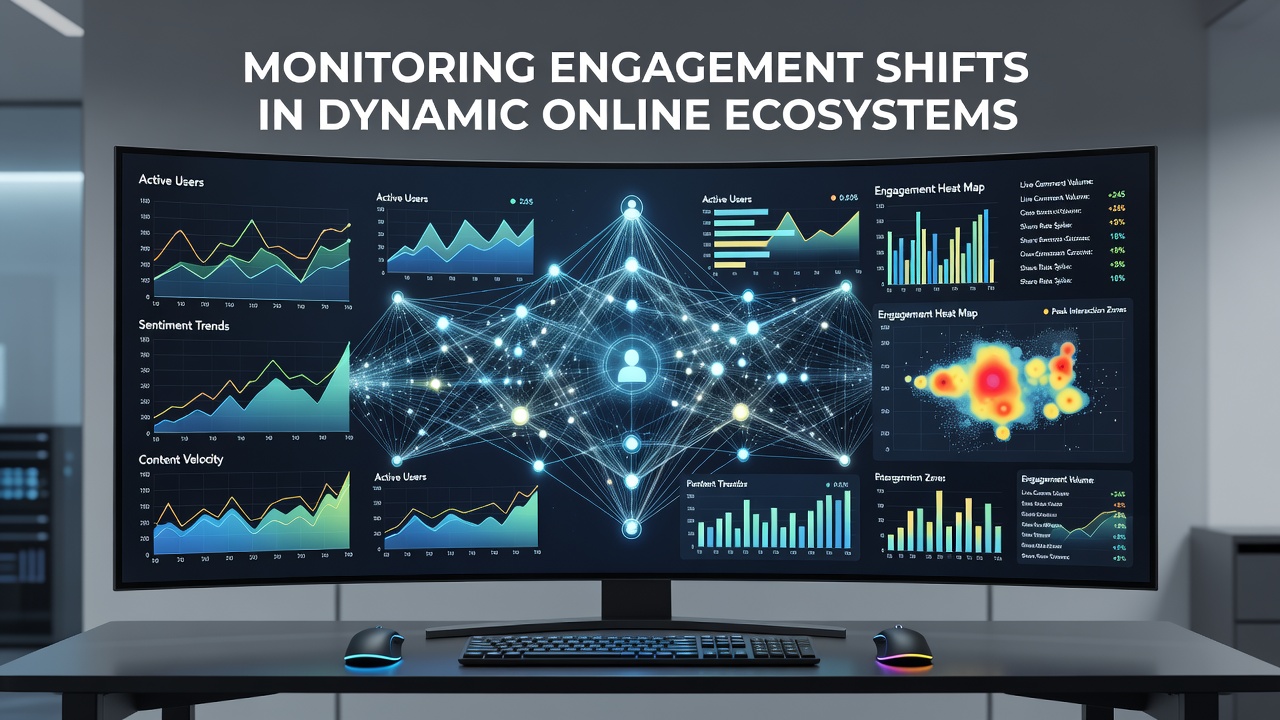 Monitoring Engagement Shifts in Dynamic Online Ecosystems