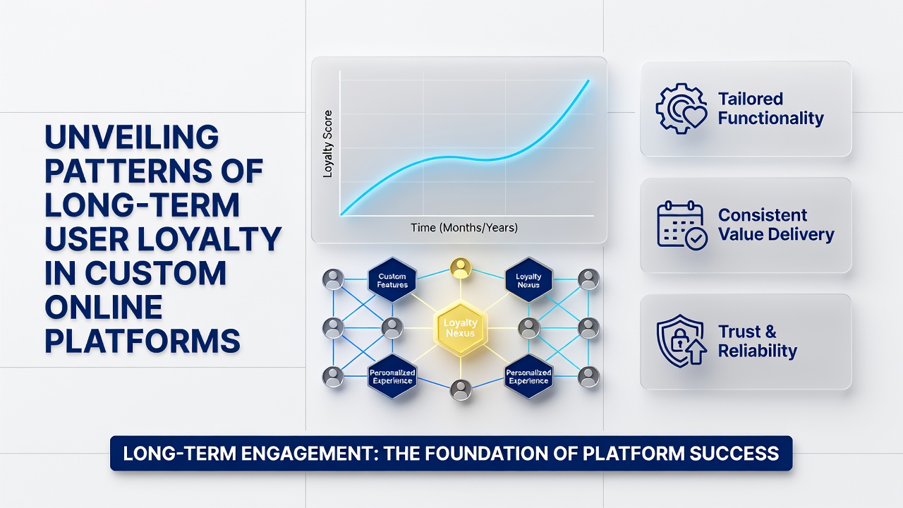 Unveiling Patterns of Long-Term User Loyalty in Custom Online Platforms